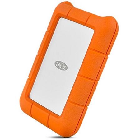 LaCie Rugged USB-C 1000GB Oranje, Zilver externe harde schijf