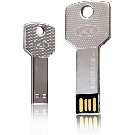 LaCie USB 2.0 Geheugenstick - USB Sleutel Memory Stick - Sleutelhanger - Voor De Windows PC & Apple Mac - 128GB