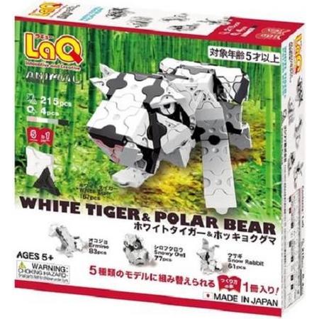 LaQ Animal World WHITE TIGER & POLAR BEAR