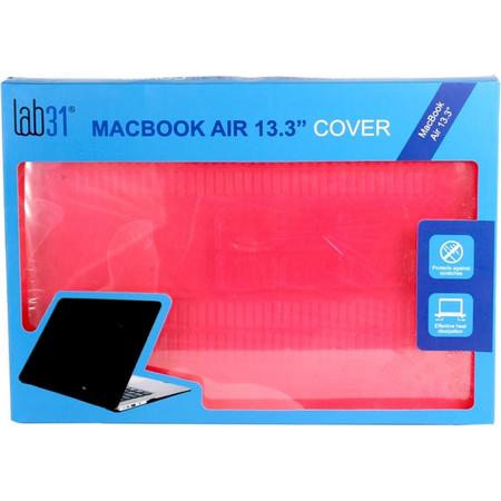 Lab31 Macbook Air cover 13.3 Inch - Rood