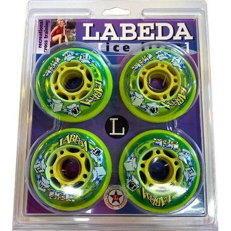 Labeda Wielen Voor Inlineskates Ice Lites 72mm 82A - Clear Geel