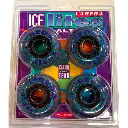 Labeda Wielen Voor Inlineskates Ice Lites 72mm 82A - Clear Zwart