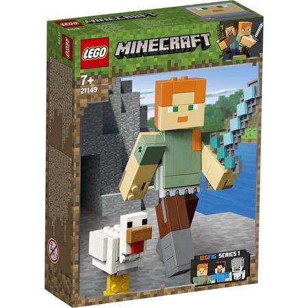 LEGO Minecraft BigFig Alex met Kip - 21149