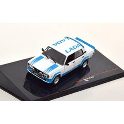 Lada 2105 VFTS Limousine 1983 Wit / Blauw 1-43 Ixo Models