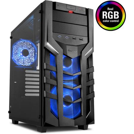 AMD Ryzen 5 2600 RGB Game Computer / Streaming PC - GeForce GTX 1660 ti 6GB - 16GB RAM - 240GB SSD - 2TB HDD - Windows 10