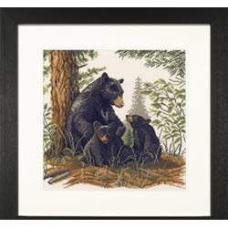 borduurpakket 35094 zwarte beer met jongen