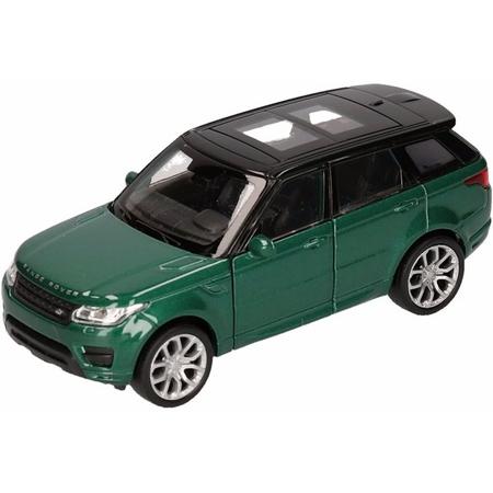 Speelgoed groene Range Rover Sport auto 1:36 - modelauto / auto schaalmodel