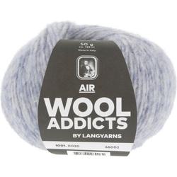Lang Yarns -  Wooladdicts Air - kleur licht blauw - 50 gram - 125 meter - 84% merino extrafine, 16% Polyamide - naalddikte 5 tot 5.5 mm - breien - haken
