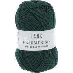 Lang Yarns Cashmerino Donker groen - 55% Merinowol extra fine, 33% Polyacryl en 12% cashmere - naalddikte 3-3.5 mm - 50 gram 125 meter - haken - breien