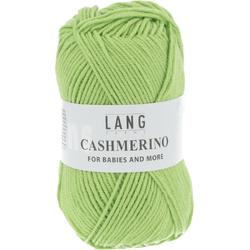Lang Yarns Cashmerino kiwi groen- 55% Merinowol extra fine, 33% Polyacryl en 12% cashmere - naalddikte 3-3.5 mm - 50 gram 125 meter - haken - breien