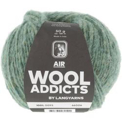 Lang Yarns Wooladdicts Air - kleur licht groen - 50 gram - 125 meter - 84% merino extrafine, 16% Polyamide - naalddikte 5 tot 5.5 mm - breien - haken