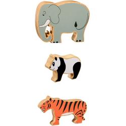 Lanka Kade Wildlife 3 set van 3 houten dieren