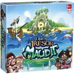 Lansay Games - Cursed Treasury Island - Board Game - 6 jaar oud