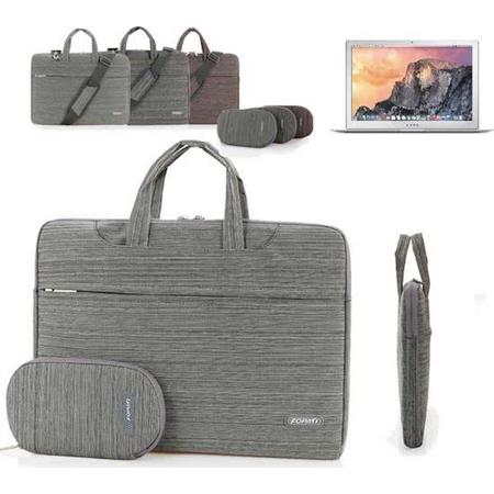 Luxe Messenger Bag & Schoudertas Voor Apple Macbook Air / Pro Laptop - 13.3