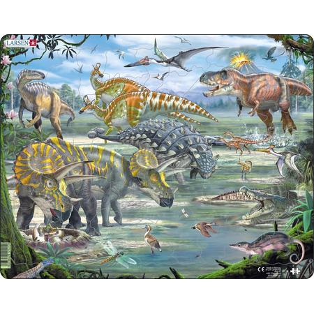 Puzzel Maxi Dieren - Dinosaurussen - 65 stukjes