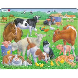 Puzzel Maxi Dieren - Huisdieren en Boerderijdieren - 15 stukjes