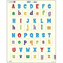 Puzzel Maxi Leren Lezen - Alfabet - Hoofdletters en kleine letters - 26 stukjes
