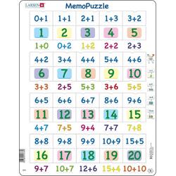Puzzel Maxi Memopuzzel - Optellen met cijfers van 0-20 - 40 stukjes