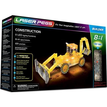 Construction Laser Pegs 8 in 1