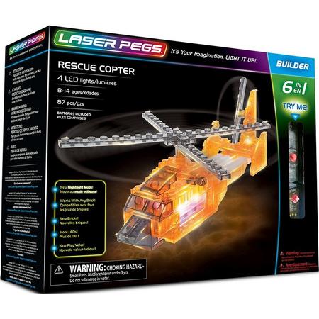 Helicopter Laser Pegs 6 in 1