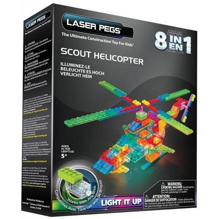 Laser Pegs Scout helikopter 8 in 1