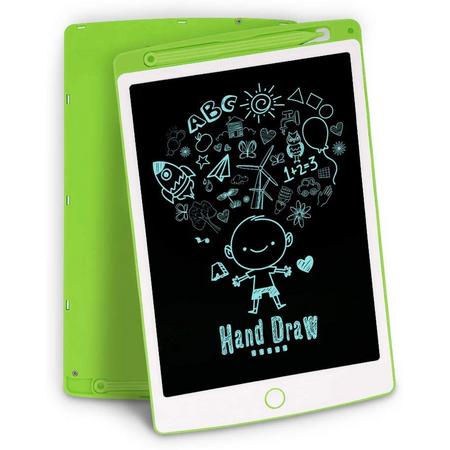 LCD Tekentablet Kinderen - Groen - 10 inch - Educatief Speelgoed - Tekenbord - Schrijfbord