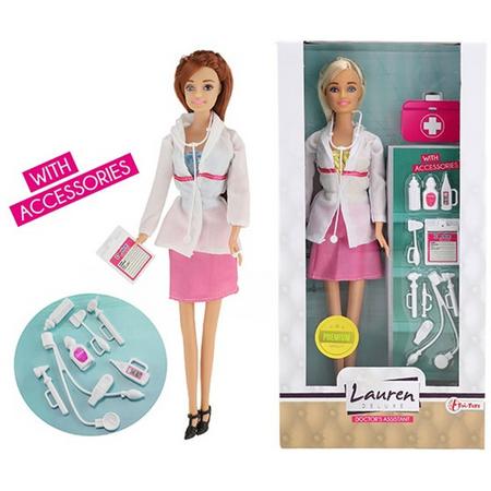 LAUREN Dokter tienerpop barbie met accessoires