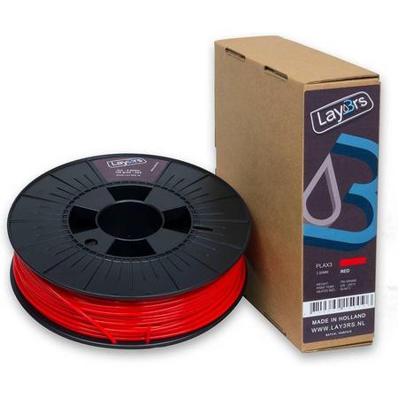 Lay3rs PLA X3 Red - 2.85 mm