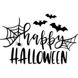 Halloween raamsticker statisch folie - Herbruikbaar - Happy Halloween