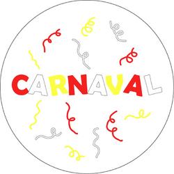 LBM Raamsticker rond - Carnaval - Oeteldonk