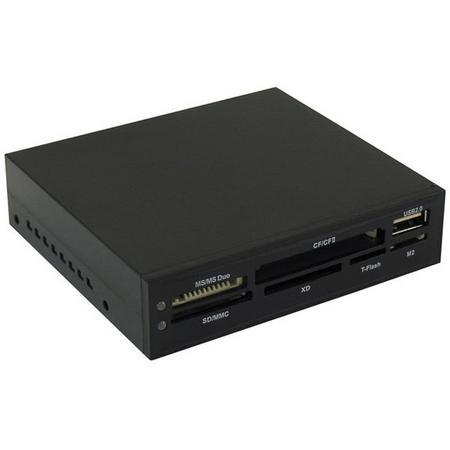 LC-Power LC-CR-1 Intern USB 2.0 Zwart geheugenkaartlezer