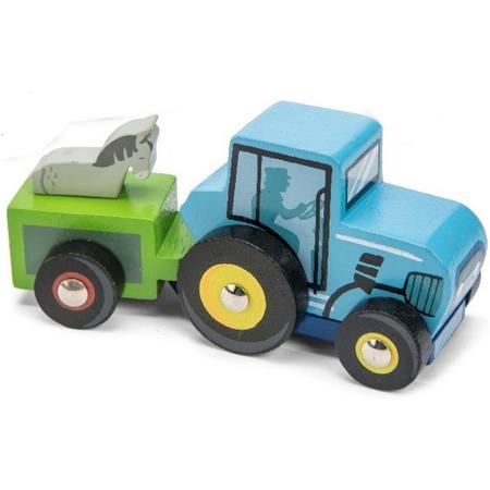Le Toy Van Tractor Blauw