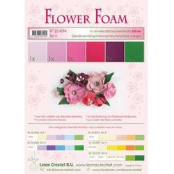 Flower Foam assortiment set 5 Rood-Roze