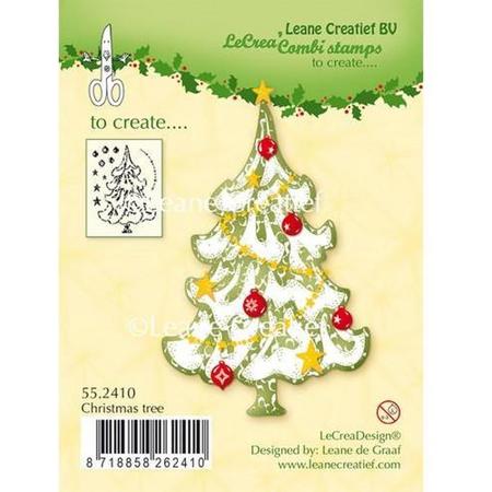 Leane Creatief - stempel Christmas tree 55.2410