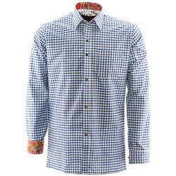 Overhemd lederhosen Blauw Premium, L