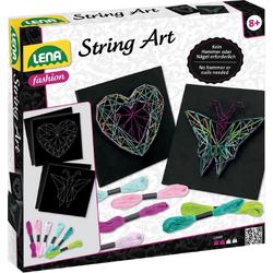 String Art Butterfly & Heart - Tekenkunst