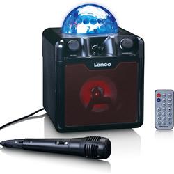Lenco BTC-055BK - Bluetooth karaokeset met lichtbol