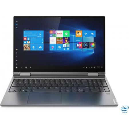 Lenovo Yoga C740 Grijs Hybride (2-in-1) 39,6 cm (15.6) 1920 x 1080 Pixels Touchscreen Intel® 10e generatie Core™ i5 8 GB DDR4-SDRAM 1000 GB SSD Windows 10 Home