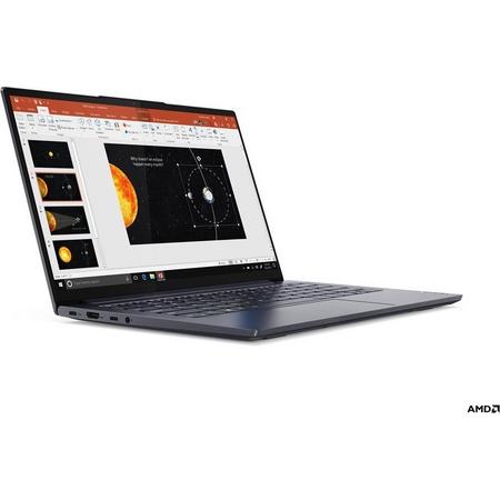 Lenovo Yoga Slim 7 Grijs Notebook 35,6 cm (14) 1920 x 1080 Pixels AMD Ryzen 5 8 GB LPDDR4x-SDRAM 256 GB SSD Wi-Fi 6 (802.11ax) Windows 10 Home
