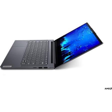 Lenovo Yoga Slim 7 Notebook Grijs 35,6 cm (14) 1920 x 1080 Pixels AMD Ryzen 7 16 GB LPDDR4x-SDRAM 512 GB SSD Wi-Fi 6 (802.11ax) Windows 10 Home