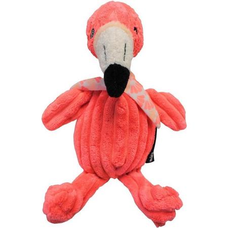 Les Deglingos Knuffel Flamingo Roze 22 Cm