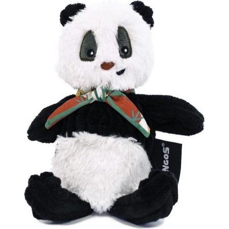 Les Deglingos Knuffel Panda Zwart/wit 22 Cm