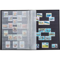   - Postzegelinsteekalbum met 32 zwarte bladzijden - Basic S32 - harde zwarte kaft