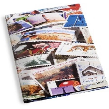 Postzegelalbum insteekboek STAMP DIN A4, 16 zwarte bladzijden