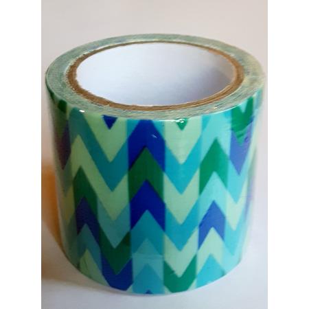 LeuksteWinkeltje masking tape Blauw Pijlen - decoratie washi papier tape - 48 mm x 4 m
