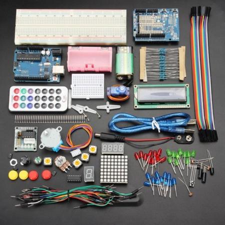 Starter Kit V2 Voor Arduino - Genuino set met Uno R3 - 57 delig  - Levay ®