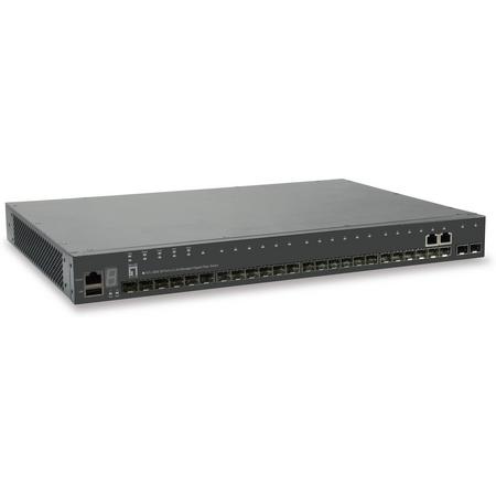 LevelOne GTL-2882 Beheerde netwerkswitch L3 Gigabit Ethernet (10/100/1000) Grijs