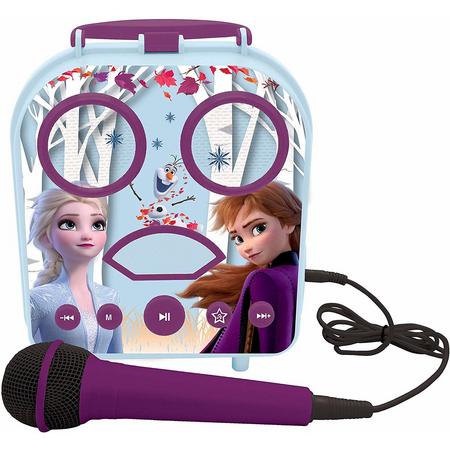 Lexibook Disney Frozen 2 - karaokeset met microfoon - blauw