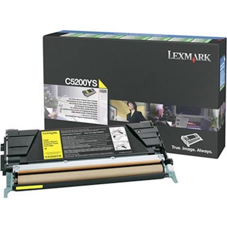 LEXMARK C520, C530 tonercartridge geel standard capacity 1.500 pagina s 1-pack return program
