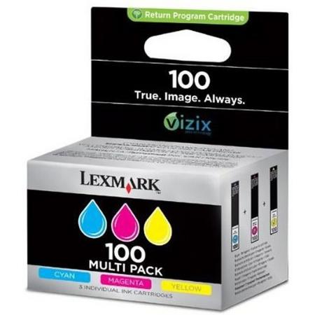 Lexmark 100 - Inktcartridge Cyaan / Magenta / Geel